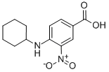结构式 CAS# 333340-82-2, 4-环己基氨基-3-硝基-苯甲酸
