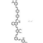 CAS#: 33363-87-0， Disodium 5-({4'-[(4-{[2,3-Diamino-4-({3-[(2,4-Diaminophenyl)Diazenyl]Phenyl}Diazenyl)Phenyl]Diazenyl}-2-Sulfonato-1-Naphthyl)Diazenyl]-4-Biphenylyl}Diazenyl)-2-Hydroxybenzoate