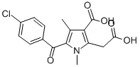CAS#: 33369-28-7， 2-(Carboxymethyl)-5-(4-Chlorobenzoyl)-1,4-Dimethylpyrrole-3-Carboxylic Acid