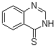 结构式 CAS# 3337-86-8, 4(3H)-喹唑啉硫酮