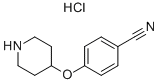结构式 CAS# 333954-90-8, 4-(哌啶-4-基氧基)-苯甲腈盐酸盐