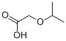 structure of CAS# 33445-07-7, Isopropoxyacetic Acid;Isopropoxyacetic Acid(SALTDATA: FREE);Acetic Acid, (1-Methylethoxy)-;Isopropoxyacetic Acid