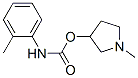 CAS 登录号：33472-72-9， (1-甲基吡咯烷-3-基)N-(2-甲基苯基)氨基甲酸酯