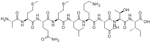 CAS#: 334731-59-8， H-Ala-Met-Gln-Met-Leu-Lys-Asp-Thr-Ile-OH