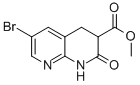 structure of CAS# 335031-10-2, Methyl 6-Bromo-2-Oxo-1,2,3,4-Tetrahydro-1,8-Naphthyridine-3-Carboxylate;6-Bromo-2-Oxo-1,2,3,4-Tetrahydro-[1,8]Naphthyridine-3-Carboxylic Acid Methyl Ester;6-Bromo-1,2,3,4-Tetrahydro-2-Oxo-1,8-Naphthyridine-3-Carboxylic Acid Methyl Ester;METHYL 6-BROMO-2-OXO-1,2,3,4-TETRAHYDRO-1,8-NAPHTHYRIDINE-3-CARBOXYLATE