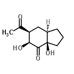 CAS#: 335388-81-3， (3aR,5S,6S,7aR)-6-Acetyl-3A,5-Dihydroxyoctahydro-4H-Inden-4-One