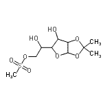 CAS#: 33557-25-4， 1,2-O-Isopropylidene-6-O-(Methylsulfonyl)Hexofuranose