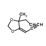 CAS#: 3357-83-3， (5E)-4-Ethyl-4-Methyl-5-(2-Propyn-1-Ylidene)-1,3-Dioxolane