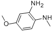 structure of CAS# 3360-78-9, N-(2-Amino-4-Methoxyphenyl)-N-Methylamine;N-(2-AMINO-4-METHOXYPHENYL)-N-METHYLAMINE;1,2-Benzenediamine, 4-Methoxy-N1-Methyl-;4-Methoxy-1-N-Methylbenzene-1,2-Diamine
