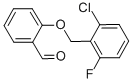 structure of CAS# 336880-01-4, 2-[(2-Chloro-6-Fluorobenzyl)Oxy]Benzaldehyde;2-[(2-Chloro-6-Fluorobenzyl)Oxy]Benzaldehyde(SALTDATA: FREE);2-[(2-CHLORO-6-FLUOROBENZYL)OXY]BENZENECARBALDEHYDE;2-[(2-CHLORO-6-FLUOROBENZYL)OXY]BENZALDEHYDE