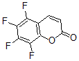 结构式 CAS# 33739-04-7, 5,6,7,8-四氟香豆素