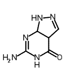 CAS#: 337963-42-5， 6-Amino-1,3A,5,7A-Tetrahydro-4H-Pyrazolo[3,4-d]Pyrimidin-4-One