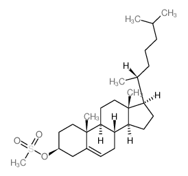 CAS#: 3381-54-2， [(3S,8S,9S,10R,13R,14S,17R)-10,13-Dimethyl-17-[(2R)-6-Methylheptan-2-Yl]-2,3,4,7,8,9,11,12,14,15,16,17-Dodecahydro-1H-Cyclopenta[a]Phenanthren-3-Yl] Methanesulfonate
