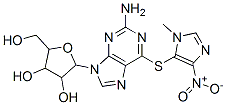 CAS#: 3384-61-0， 2-[2-Amino-6-(3-Methyl-5-Nitroimidazol-4-Yl)Sulfanylpurin-9-Yl]-5-(Hydroxymethyl)Oxolane-3,4-Diol