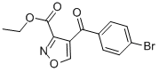 structure of CAS# 338408-83-6, Ethyl 4-(4-Bromobenzoyl)-3-Isoxazolecarboxylate;ETHYL 4-(4-BROMOBENZOYL)-3-ISOXAZOLECARBOXYLATE