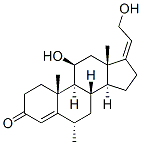 CAS 登录号：3386-04-7， (6S,8S,9S,10R,11S,13S,14S)-11-羟基-17-(2-羟基乙亚基)-6,10,13-三甲基-2,6,7,8,9,11,12,14,15,16-十氢-1H-环戊二烯并[a]菲-3-酮