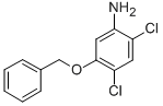 结构式 CAS# 338960-25-1, 5-(苄氧基)-2,4-二氯苯胺