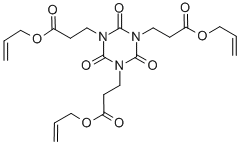 CAS#: 33919-45-8， Prop-2-Enyl 3-[2,4,6-Trioxo-3,5-Bis(3-Oxo-3-Prop-2-Enoxypropyl)-1,3,5-Triazinan-1-Yl]Propanoate