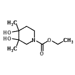 CAS#: 339548-46-8， Ethyl 3,4-Dihydroxy-3,4-Dimethyl-1-Piperidinecarboxylate