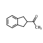 structure of CAS# 33982-85-3, 1-(2,3-Dihydro-1H-Inden-2-Yl)Ethanone;1-(2,3-dihydro-1H-inden-2-yl)ethan-1-one;1-(2,3-Dihydro-1H-inden-2-yl)ethanone;1-Indan-2-yl-ethanone