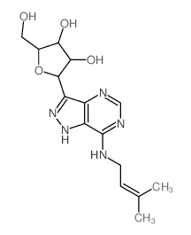 CAS#: 33987-26-7， 2-(Hydroxymethyl)-5-[7-(3-Methylbut-2-Enylamino)-2H-Pyrazolo[5,4-e]Pyrimidin-3-Yl]Oxolane-3,4-Diol