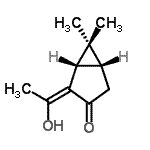 CAS#: 340165-10-8， (1S,2Z,5R)-2-(1-Hydroxyethylidene)-6,6-Dimethylbicyclo[3.1.0]Hexan-3-One