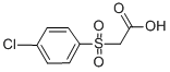 structure of CAS# 3405-89-8, 2-[(4-Chlorophenyl)Sulfonyl]Acetic Acid;2-(4-Chlorophenyl)Sulfonylethanoic Acid;Nsc203148;Fr-2267