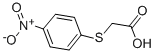 structure of CAS# 3406-75-5, 2-[(4-Nitrophenyl)Sulfanyl]Acetic Acid;2-[(4-Nitrophenyl)Thio]Acetate;2-(4-Nitrophenyl)Sulfanylethanoate;Zinc00375249