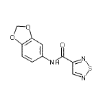 CAS#: 342013-70-1， N-(1,3-Benzodioxol-5-Yl)-1,2,5-Thiadiazole-3-Carboxamide