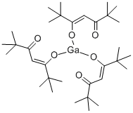 structure of CAS# 34228-15-4, Tris(2,2,6,6-Tetramethyl-3,5-Heptanedionato)Gallium(III)