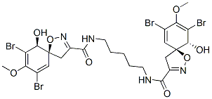 CAS#: 34232-66-1， 7,9-Dibromo-N-[5-[(7,9-Dibromo-6-Hydroxy-8-Methoxy1-Oxa-2-Azaspiro[4.5]Deca-2,7,9-Triene-3-Carbonyl)Amino]Pentyl]-6-Hydroxy-8-Methoxy-1-Oxa-2-Azaspiro[4.5]Deca-2,7,9-Triene-3-Carboxamide