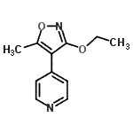 CAS#: 342424-89-9， 4-(3-Ethoxy-5-Methyl-1,2-Oxazol-4-Yl)Pyridine