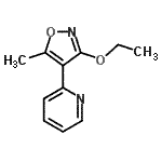 CAS#: 342424-90-2， 2-(3-Ethoxy-5-Methyl-1,2-Oxazol-4-Yl)Pyridine