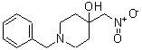 structure of CAS# 34259-89-7, 1-Benzyl-4-(Nitromethyl)Piperidin-4-Ol;1-Benzyl-4-(Nitromethyl)Piperidin-4-Ol