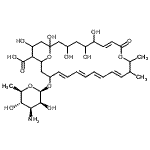 CAS#: 34280-27-8， (7E,13E,15E,17E,19E)-21-[(2R,3S,4S,5S,6R)-4-Amino-3,5-Dihydroxy-6-Methyl-Tetrahydropyran-2-Yl]Oxy-1,3,5,6,25-Pentahydroxy-11,12-Dimethyl-9-Oxo-10,27-Dioxabicyclo[21.3.1]Heptacosa-7,13,15,17,19-Pentaene-24-Carboxylic Acid