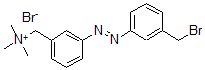 CAS#: 34302-68-6， [3-[3-(Bromomethyl)Phenyl]Diazenylphenyl]Methyl-Trimethylazanium Bromide