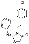 CAS#: 34375-49-0， 3-[2-(4-Chlorophenyl)Ethyl]-2-Phenylimino-1,3-Thiazolidin-4-One