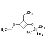 CAS#: 343773-34-2， [(3-Ethoxy-4-Ethyl-1-Cyclobuten-1-Yl)Oxy](Trimethyl)Silane