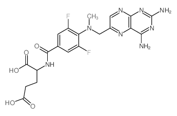 CAS#: 34378-64-8， 2-[[4-[(2,4-Diaminopteridin-6-Yl)Methyl-Methylamino]-3,5-Difluorobenzoyl]Amino]Pentanedioic Acid