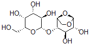 CAS#: 34395-01-2， (2S,3R,4S,5R,6R)-2-[[(1S,2S,3R,4R,5S)-3,4-Dihydroxy-6,8-Dioxabicyclo[3.2.1]Octan-2-Yl]Oxy]-6-(Hydroxymethyl)Oxane-3,4,5-Triol