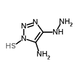 CAS#: 344243-57-8， 4-Hydrazino-1-Sulfanyl-1H-1,2,3-Triazol-5-Amine