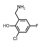 CAS#: 344326-63-2， 2-(Aminomethyl)-6-Chloro-4-Fluorophenol