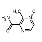 CAS#: 344326-72-3， 3-Methyl-2-Pyrazinecarboxamide 4-Oxide