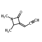CAS#: 344354-72-9， (3Z)-1,4-Dimethyl-3-(2-Propyn-1-Ylidene)-2-Azetidinone
