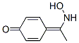 structure of CAS# 34523-34-7, 4-[1-(Hydroxyamino)Ethylidene]Cyclohexa-2,5-Dien-1-One;4-[1-(Hydroxyamino)Ethylidene]-1-Cyclohexa-2,5-Dienone;4-Hydroxyacetophenone Oxime;Nsc77904