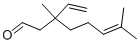 CAS#: 34687-42-8， 3-Ethenyl-3,7-Dimethyloct-6-Enal