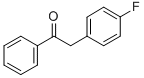 structure of CAS# 347-91-1, 2-(4-Fluorophenyl)Acetophenone;2-(4-Fluorophenyl)-1-Phenyl-Ethanone;Nsc38740
