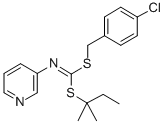 CAS#: 34763-25-2， [4-(4-Chlorophenyl)-2,3-Dimethylbutan-2-Yl] (Pyridin-3-Ylamino)Methanedithioate