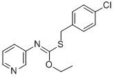 CAS#: 34763-52-5， S-[(4-Chlorophenyl)Methyl] [(2-Ethylpyridin-3-Yl)Amino]Methanethioate