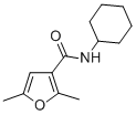 CAS#: 34849-42-8， N-Cyclohexyl-2,5-Dimethylfuran-3-Carboxamide